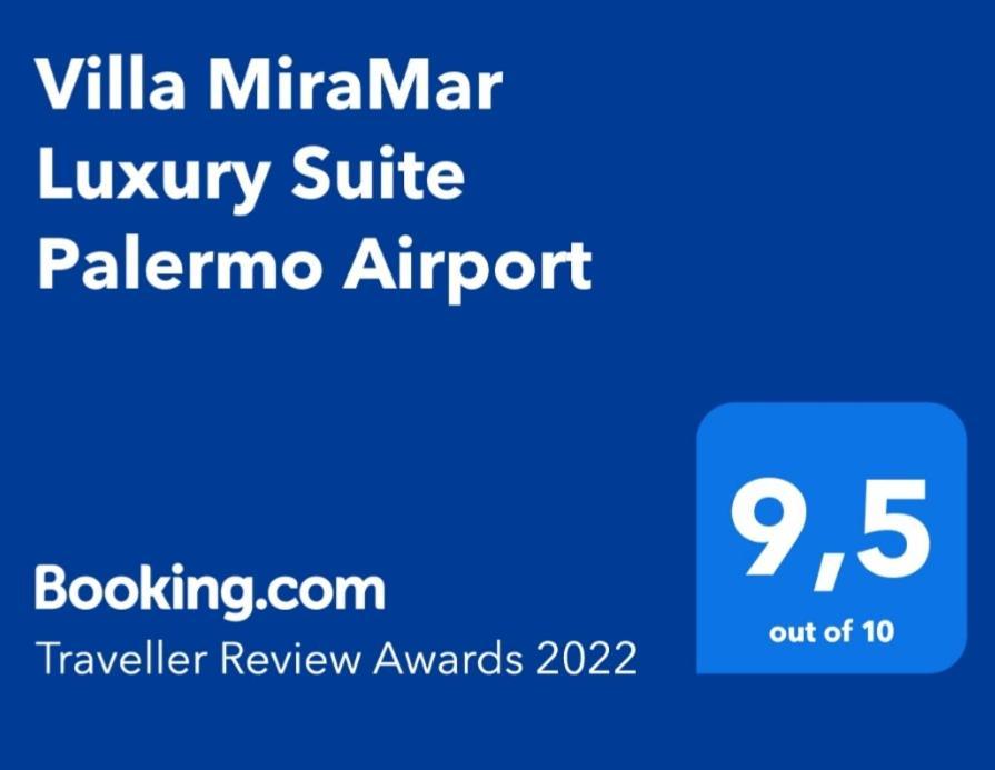 Villa Miramar Luxury Suite Palermo Airport Carini Exterior foto